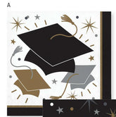 Glowing Grad Paper Luncheon Napkins 16 per package